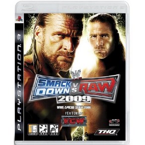 WWE 스맥다운 vs 로우 2009 (PS3) 정식발매판 새제품