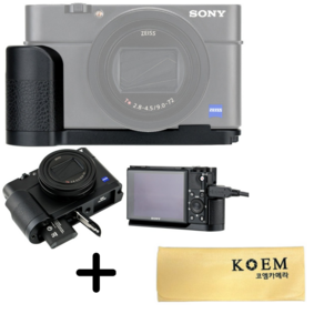 JJC 소니 RX100 M6~M2 카메라 핸드그립 + 코엠클리너, RX100 M2 ~ M6 HG-RX100, 1개