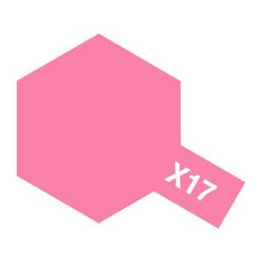 타미야 도료아크릴미니 [81517] X-17 PINK, 1개