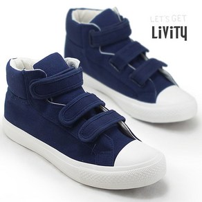 LIVITY 남녀공용 하이탑 벨트 캔버스화 스니커즈 운동화 단화 L3700