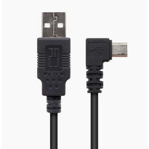 미니5핀 USB 2.0 ㄱ자형 컴퓨터 노트북 연결 충전 케이블 3M 휴대폰 구모델, 1개