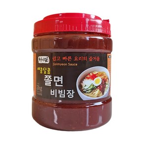 청아담 쫄면 소스 2kg 쫄면양념 분식 재료, 1개