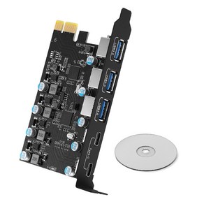 10GBPS USB PCIE CARD HUB USB 3.0 PCIE 보드 PCIE USB3.0 어댑터 USB 3.0 컨트롤러 데스크탑 PC의 확장 카드, 1개