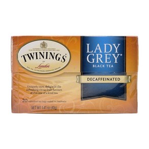 Twinings 레이디 그레이 티 디카페인 20 티백, 1개