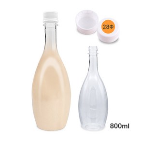 막걸리전용캡 효소용기 800ml 2개