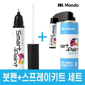 HL만도 스마트페인트 자동차붓펜+스프레이키트 세트 할인판매, 붓펜+스프레이키트, 1개