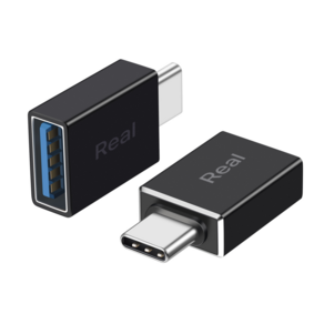 레알 USB3.0 to C타입 OTG 젠더 블랙 RL007