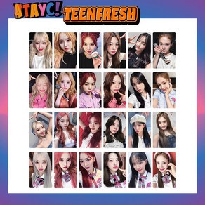 [국내배송] 스테이씨 틴프레쉬 플랫폼 STAYC 미니3집 TEENFRESH 포토카드 시은 수민 윤 24장