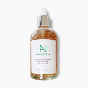[본사정품] 앰플엔 펩타이드샷 앰플2X 탄력앰플 모공앰플, 100ml, 1개