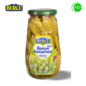 Pickled Oka Bamya Bucu Tukiye 피클 오크라 바미야 부르주 터키산, 1개, 550g