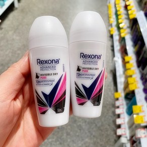 렉소나 발한억제 인비져블 퓨어 데오드란트 롤온 50mlx2개 Rexona Antipespiant Roll On Invisible Pue, 2개, 50ml