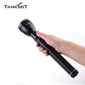 TANK007 A602L High Power Rechargeable LED Flashlight 500m Long Range 3 Modes Light USB EDC Torchligh