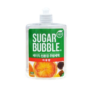 슈가버블 친환경 에코 주방세제 자몽 470ml, 1개