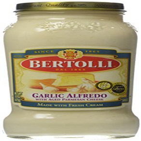 Betolli Pasta Sauce Galic Alfedo 15 oz 베르톨리 파스타 소스 마늘 알프레도 15온스, 1개, 425g