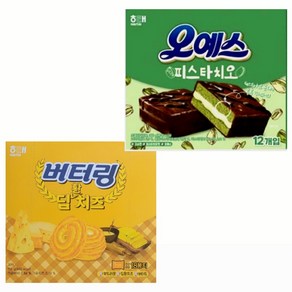 해태 오예스 피스타치오 +버터링 딥황치즈, 1개