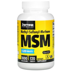 MSM 1000mg 120 Tablets, 1개, 120정