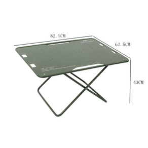 마운틴하이커 차박 캠핑 접이식 밀리터리 사이드 보조 알루미늄 테이블, SZK526 카키