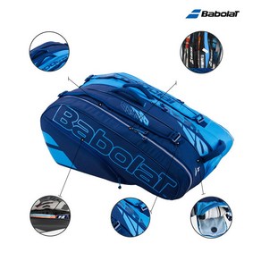 바볼랏 Babolat 2020 테니스 라켓 가방 백팩 PURE DRIVE 12팩 12PK, 12개