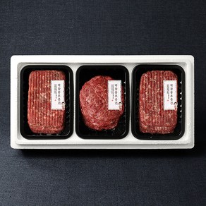 [박참봉푸줏간]한우 떡갈비언양불고기 혼합선물세트 2호 1.17kg (떡갈비360g x 2팩 언양불고기450g x 1팩)