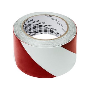 3M 767 바닥라인 테이프 50.8mm x 32.9M 백적사선 [WFGDR81], 1개