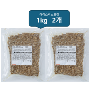 [패밀리푸드]선진 돈불고기토핑 피자토핑, 2개, 1kg