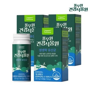 풀무원 건강식물원 생생락 유산균 3박스 (6개월분), 3개, 60정