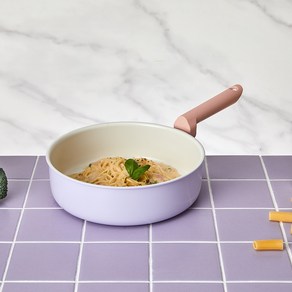 [모던하우스 광주역점] 슈가쿡 세라믹코팅 인덕션겸용 냄비라이팬 24cm 라일락 CK0224014, 1개