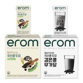 이롬eom 검은콩깨쌀+검은콩무가당 (16입x2박스), 32개, 190ml