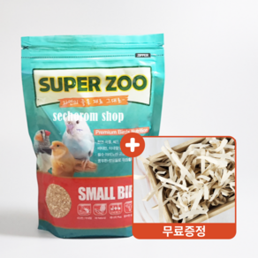 슈퍼주 소형새용 잉꼬 핀치류 소형 새모이 600g (증정품포함), 3개