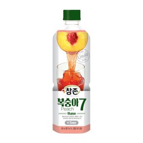 참존식품 복숭아7베이스 835ml, 12개