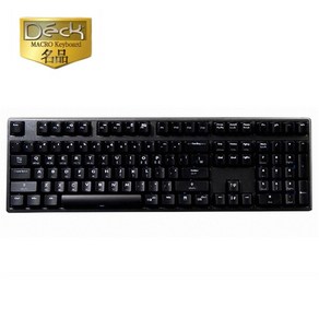 덱 DECK CBL-108P PRO 덱헤슘 화이트 LED 게이밍 기계식 유선키보드