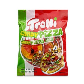트롤리 피자 모양 젤리, 12g, 4개