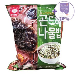 코스트코 트레이더스 더맛있는 곤드레나물밥 1560G (312GX5개입) [아이스박스] + 더메이런알콜티슈, 312g, 1개