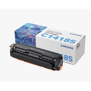 삼성전자 정품 토너 CLT-C1418S, 1개, 사이안