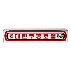 대한호일 A 330mm x 30m x 18미크론 은박지 호일 알루미늄 쿠킹 업소용 낱개, 5개