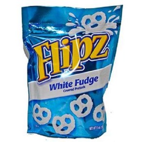 플립즈 과자 Flipz White Fudge Coveed Petzels Count 6 5 oz - Snacks Gab Vaieties Flavos, 1개