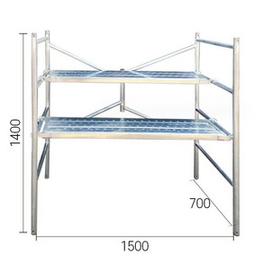 접이식 비계 아시바작업대 이동식 작업대 1500*700*1400mm 우마