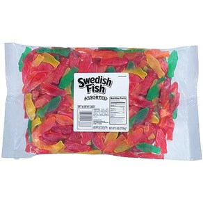 Swedish Fish Assorted Flavors Soft & Chewy Gummy Candy 5 Pound B 스웨덴 생선 모듬 맛 부드럽고 쫄깃한 구미 캔디 5파운드 가