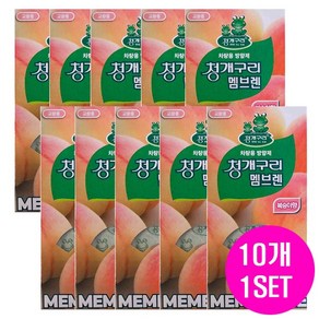 청개구리멤브렌 복숭아향 10개 1SET 차량용방향제 산도깨비, 복숭아향(10개)