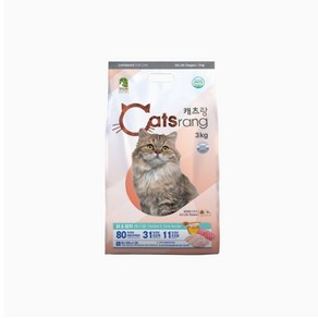 캐츠랑 전연령 고양이 건식사료, 닭+참치, 3kg, 1개