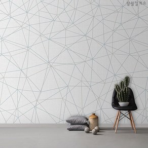 디자인어거스트 라인 아이보리 뮤럴 그림 벽지, C 타입 200cm X 230cm