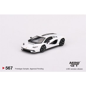 비앙코 사이드레일 다이캐스트 모델 자동차 xx 선주문 미니 GT 164 Countach LPI 800-4