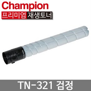 재생 토너 TN-321 신도리코 D410 D411 D412 D415 D416 D417 미놀타 Bizhub C224 C284 C364, TN321BK 검정, 1개