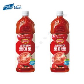 롯데 델몬트 스테비아 토마토 1.5L (12펫), 12개