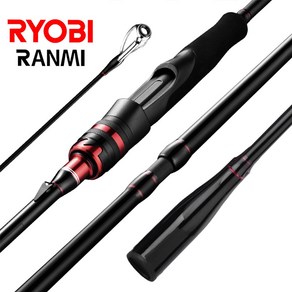 RYOBI RANMI 1.98M - 3.3M 탄소섬유 낚싯대 신축 초경량 하천 해수 낚싯대용 경질 폴