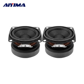 AIYIMA 2Pcs 53mm 오디오 휴대용 스피커 풀레인지 4옴 15W 스피커 DIY 사운드 미니 스피커 홈시어터용