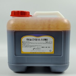 군주마켓 마늘간장소스 매운맛 10kg, 1개