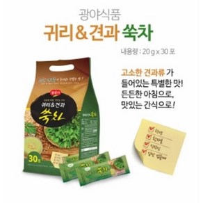 광야식품 광야 프리미엄 쑥차 시리얼30티 개별포장, 20g, 30개입, 1개