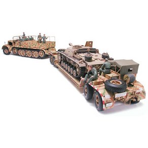 TAMIYA 타미야 35246 독일 18톤 중하프트럭 전차운반차 [1/35 밀리터리 미니어처 시리즈], 단일, 1개