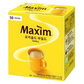 맥심 모카골드 마일드 커피믹스, 12g, 50개입, 1개